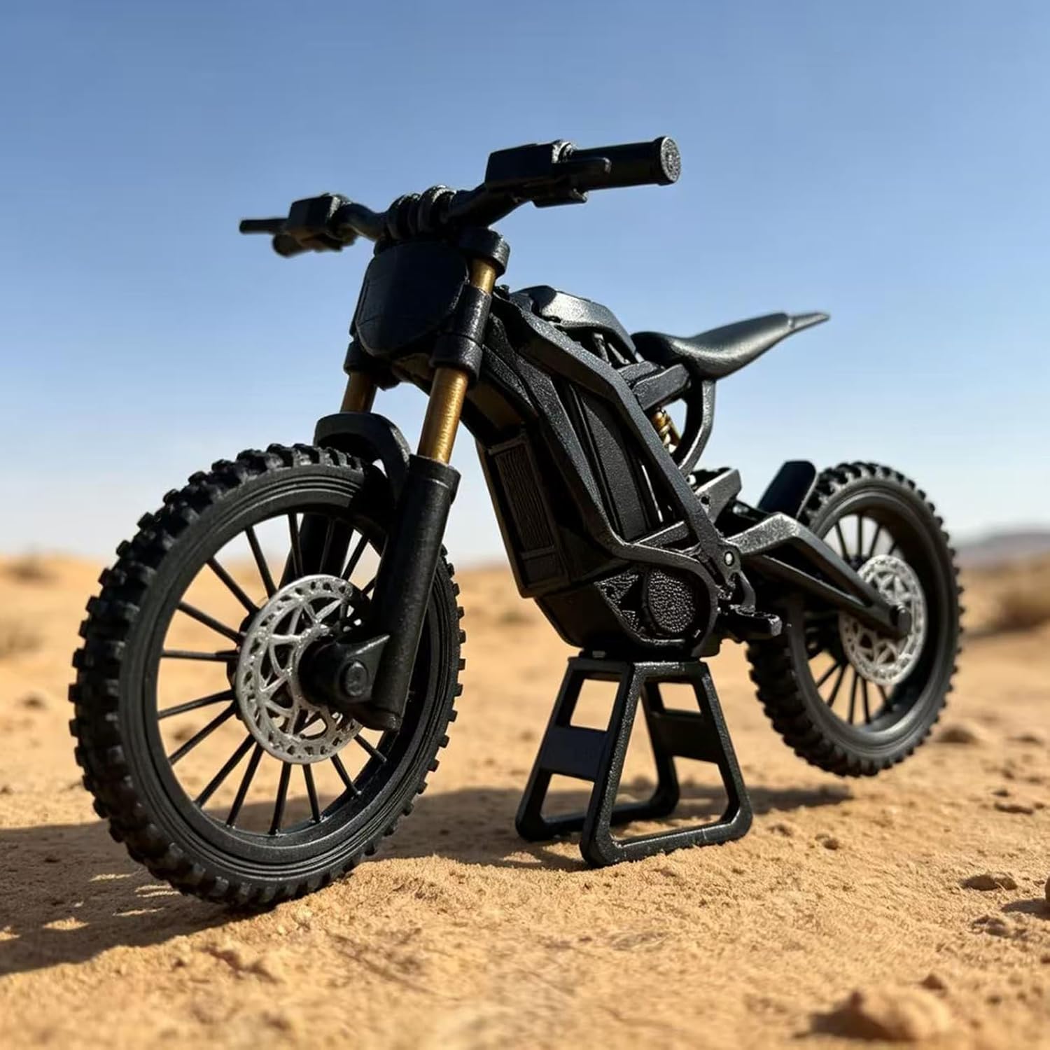 Electric Dirt Bike for Surron Light Bee X, 1:9 Scale Off-Road Motorcycle Miniature, DIY Motorcycle Handcrafted Collectible Gift (Purple)