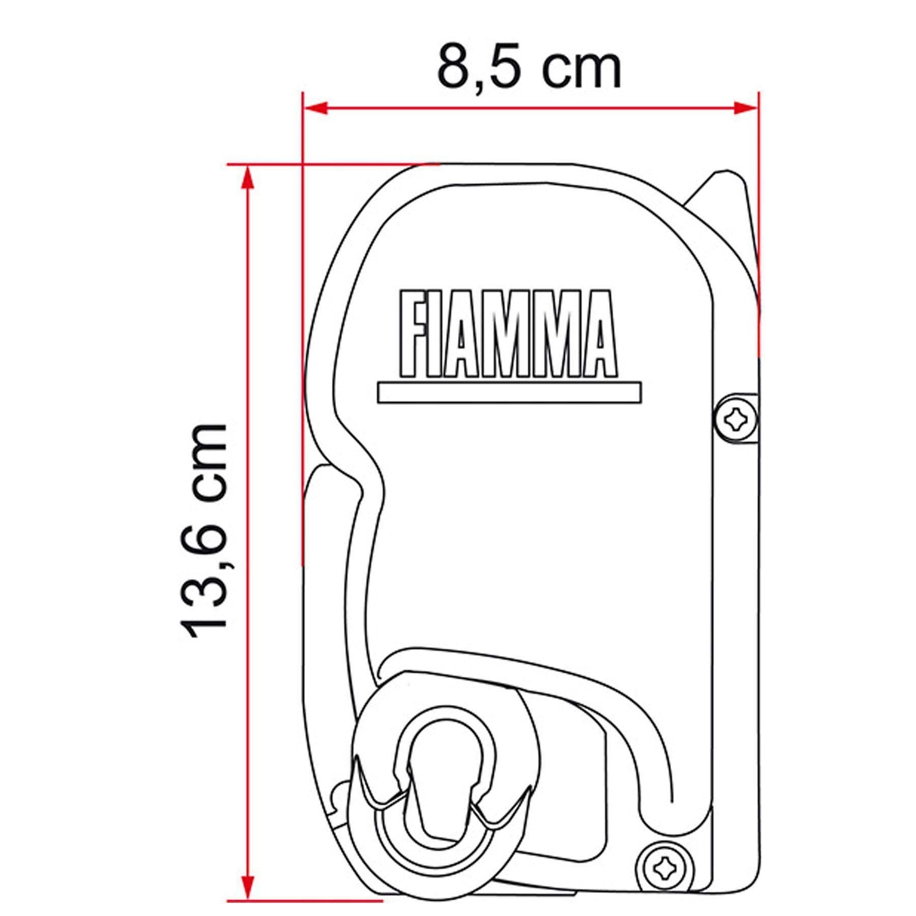 Fiamma Markise F45S 4,5m Royal Blue, Gehäuse weiß (9329437718)