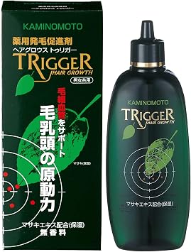 Medicated Hair Glow, Trigger, Unscented, 6.1 fl oz 180 ml, Hair Loss, Masaki Extract, Caminotin Quasi-Drug