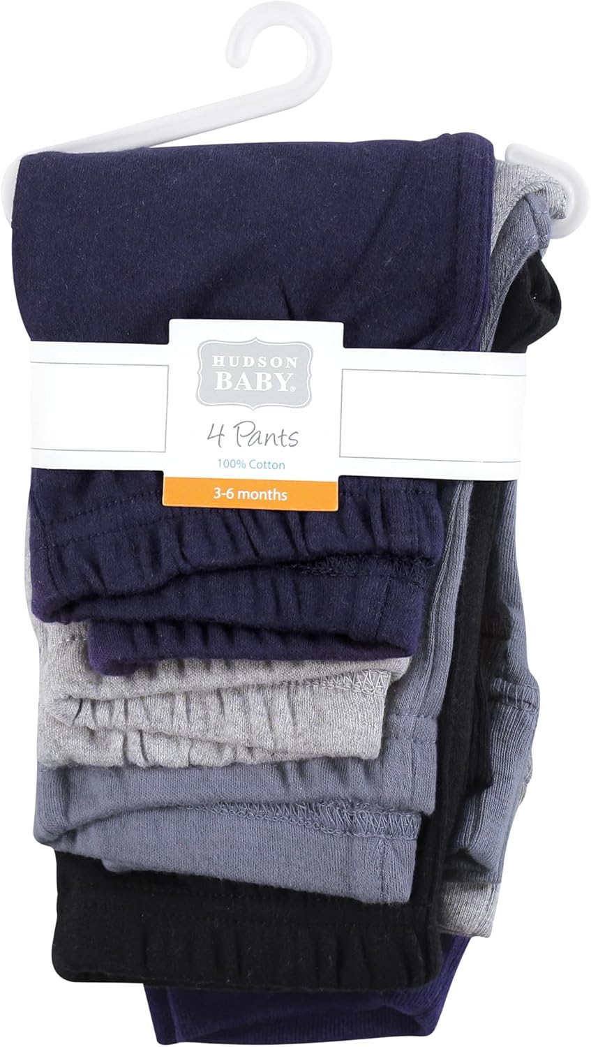 Hudson Baby Unisex Baby and Toddler Cotton Pants and Leggings - Image 2