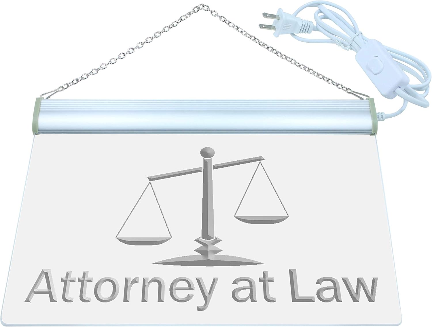 ADVPRO Attorney at Law Open Shop Lure LED Neon Sign Green 12" x 8.5" st4s32-j662-g