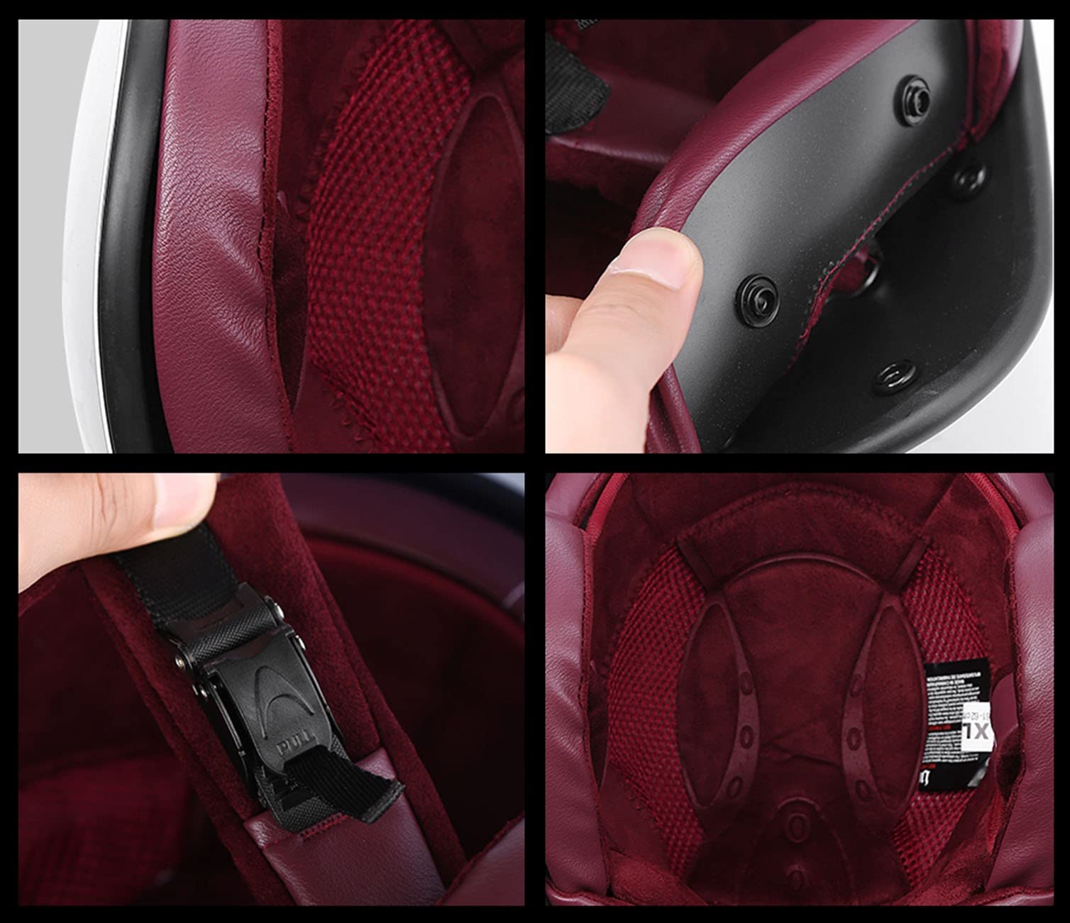 Casco Moto Jet Bluetooth 3/4, con Visiera Caschi Aperti Microfono Auricolare con Altoparlante Integrato per Risposta Automatica Certificazione ECE