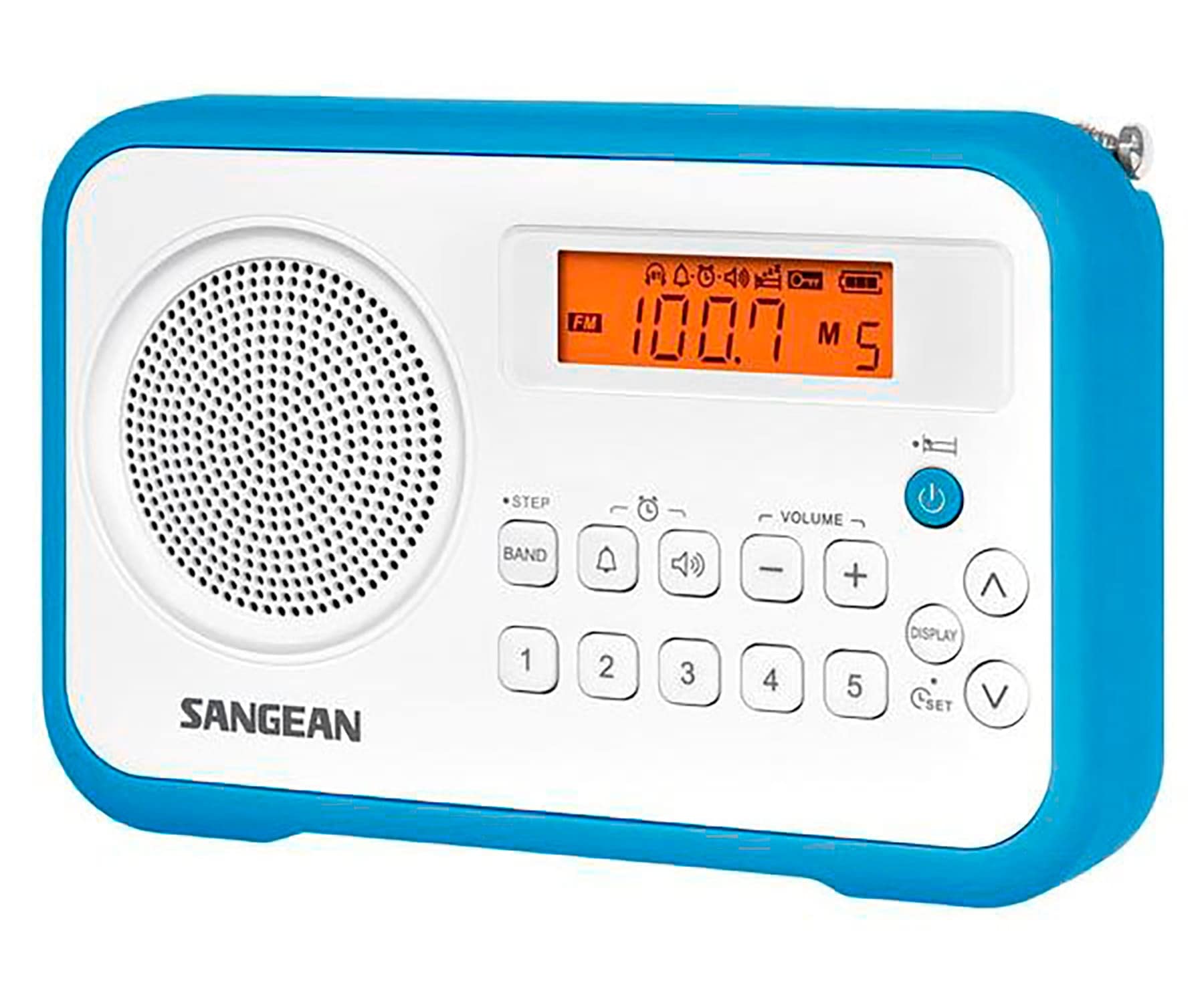 Sangean PR-D18 Radio Portable White/Blue A500302
