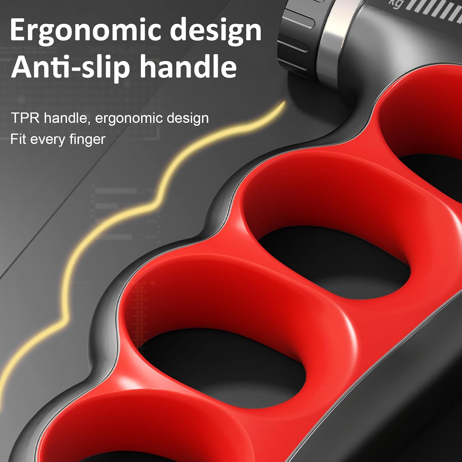 Grip Strength Trainer, Hand Grip Strengthener, Adjustable Resistance 11-220Lbs (5-100kg), Forearm Strengthener,Strength Training Grip Strengtheners
