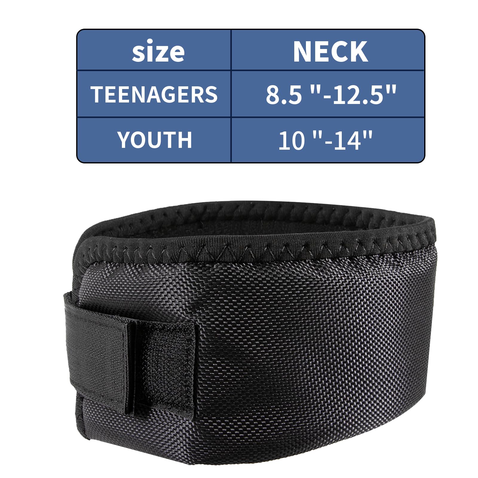Hockey - Protection de nuque - Pour jeunes, adolescents, femmes, hommes, junior, senior