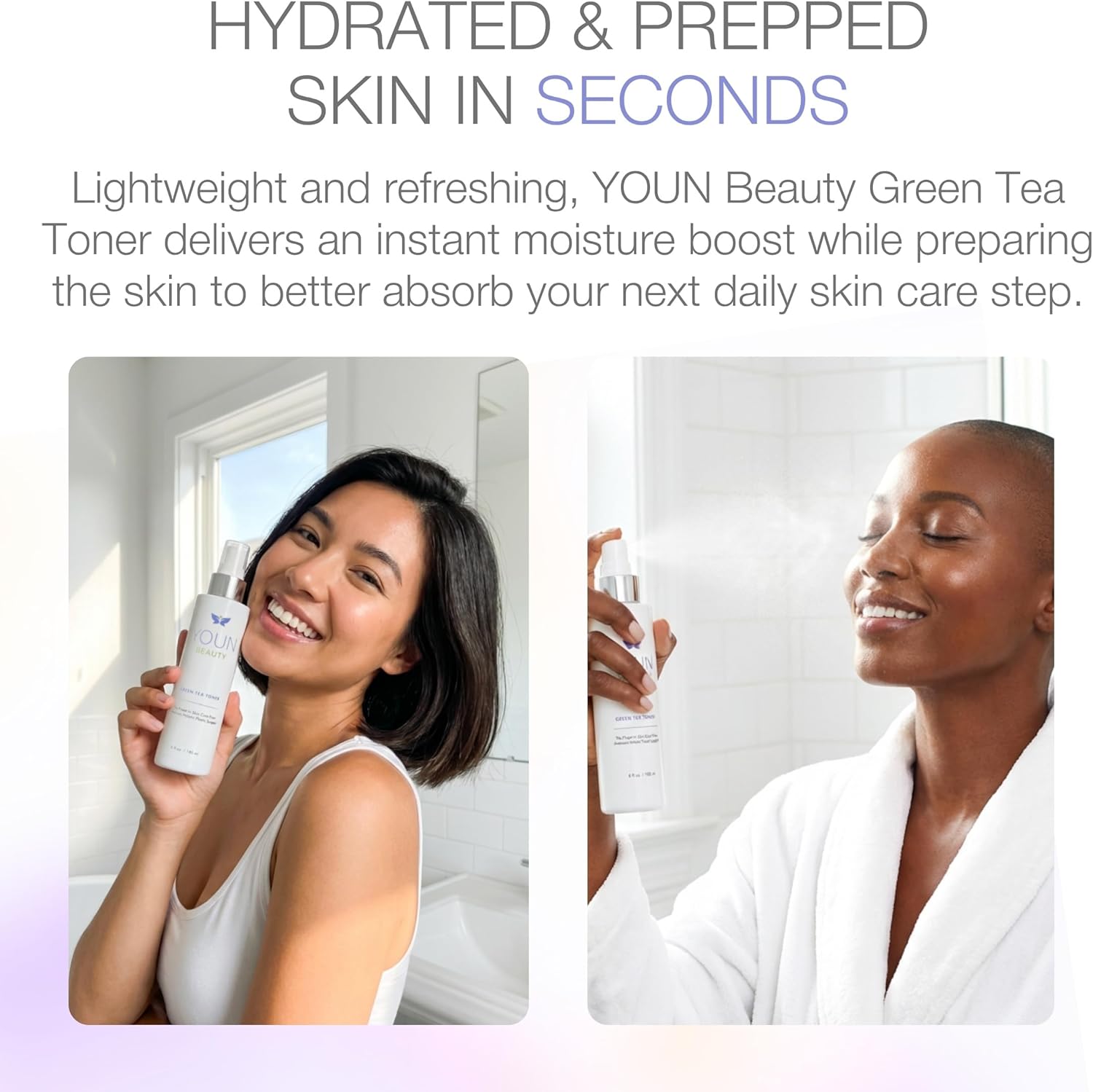 YOUN Beauty Green Tea Toner Face Mist Spray | Alcohol-Free, pH-Balancing & Hydrating Toner with Green Tea and Chamomile Extracts by Dr. Anthony Youn (180ml)