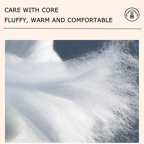 Miniatura 4 de Edredón de plumón, edredón de cachemira, edredón, cachemira y telas dobles, manta de terciopelo de doble cara de felpa mullida transpirable, colcha