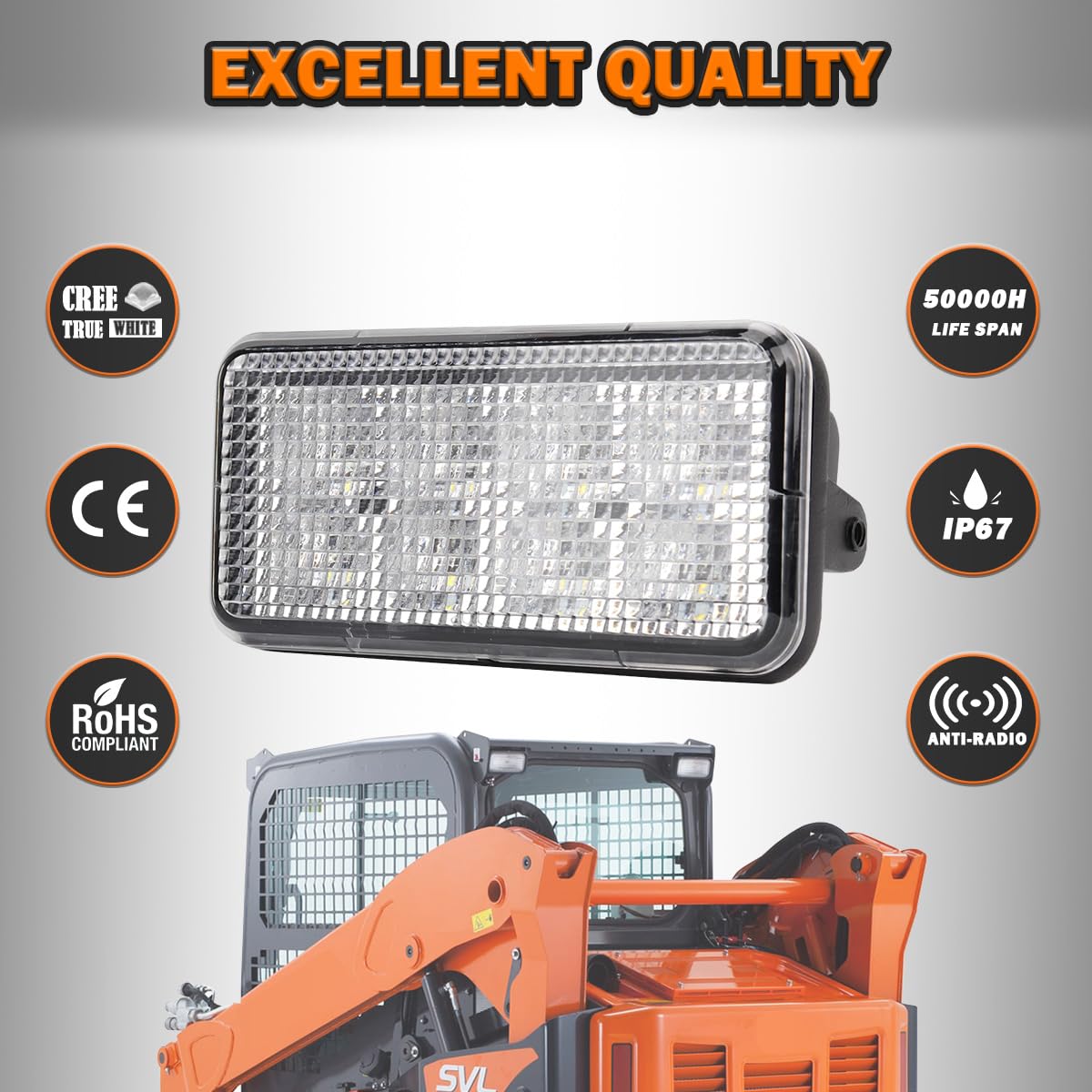 XS 512 109CR LEDスポットライト 6個セット Amazon.com: AGP.1978 40W Work Light 12V LED Headlight Compatible