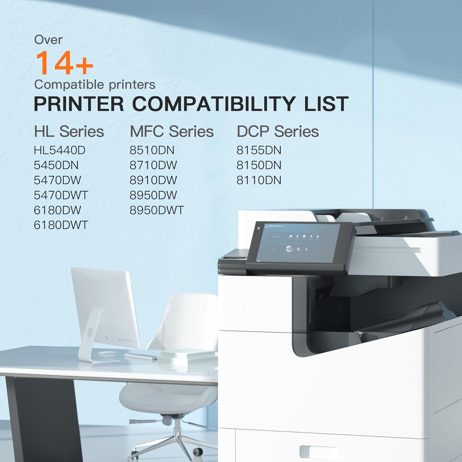 E-Z Ink Compatible Toner Cartridge Replacement for Brother TN750 TN-750 TN720 TN-720 to Use with HL-5450DN HL-5470DW HL-6180DW MFC-8710DW MFC-8910DW MFC-8950DW (Black, High Yield, 2-Pack)