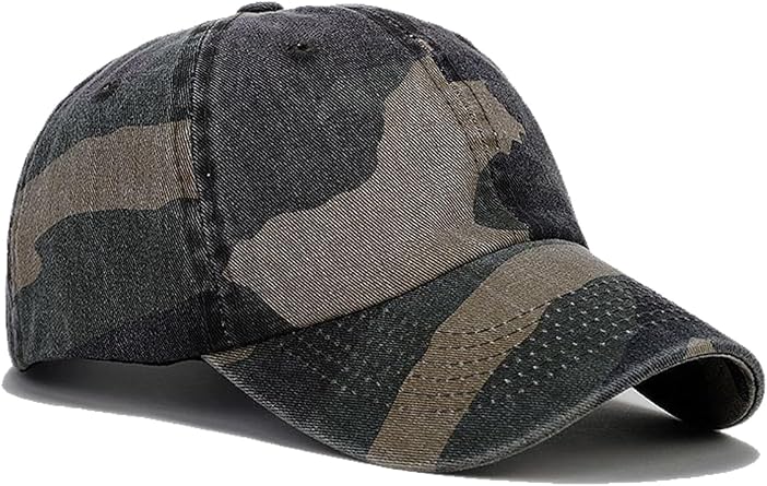 Military Army Hat Men Women Baseball Cap Flat Top Cap Camo Cadet Cap