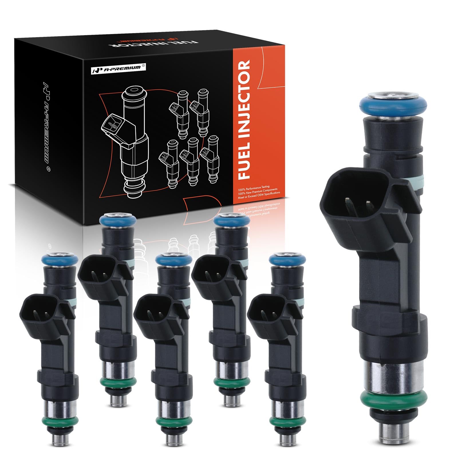 Amazon.com: A-Premium Set of 6 Fuel Injectors Compatible