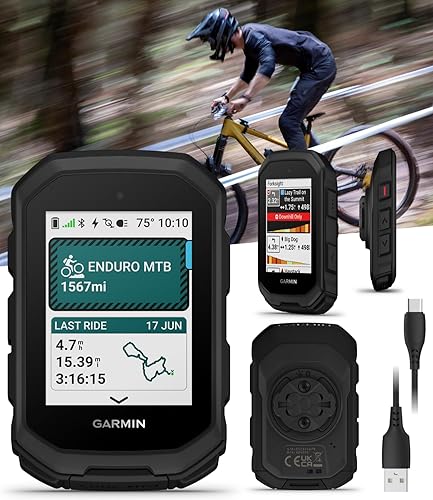 Miniatura 5 de Garmin Edge MTB - Computadora de bicicleta GPS resistente con métricas de bicicleta de montaña, mapas de sendero y topo, GPS multibanda, navegación,