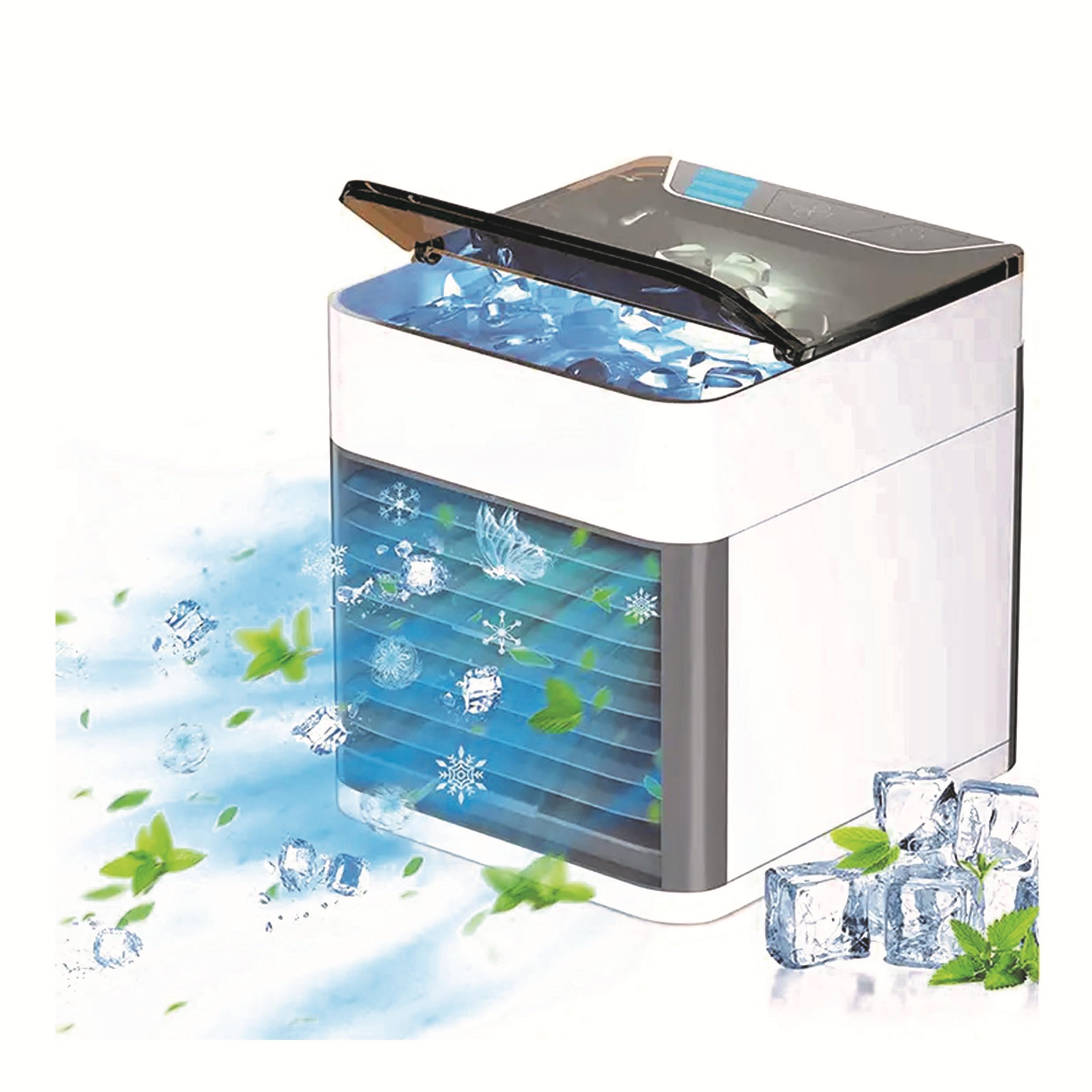 simply FINE Polar Air Cooler - Premium Deluxe! Mobile Air Conditioner, Portable Fan, Air Freshener, Humidifier with Unique Design & Optimised Technology for Maximum Freshness Every Day