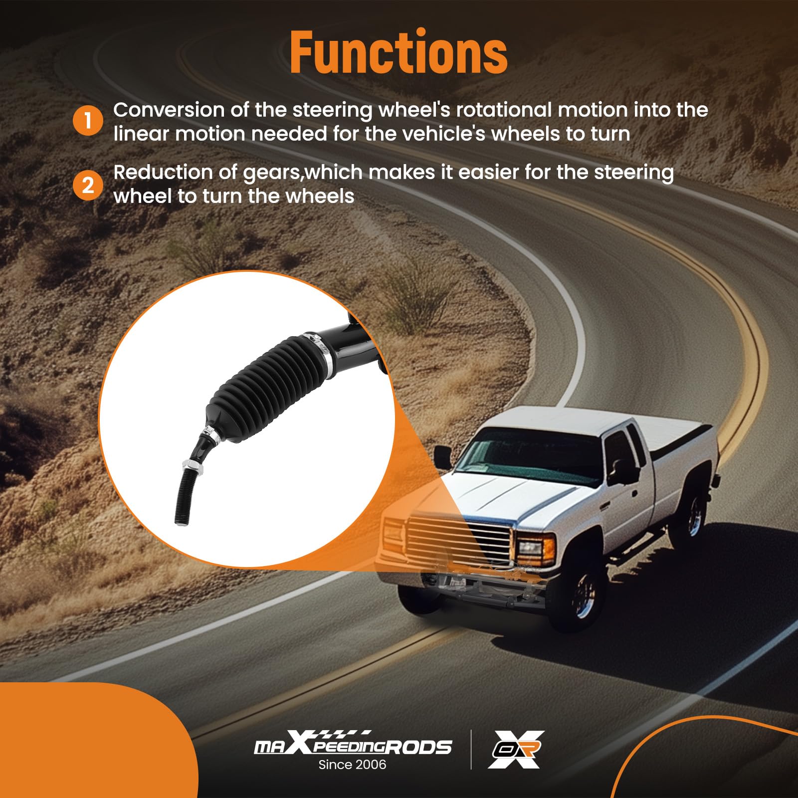 maXpeedingrods Transmisión de dirección asistida hidráulica para Mercedes Clase M W163 ML 230 270 CDI 320 350 400 CDI 430 500 1998-2005, OE: A1634600625 A1634600725