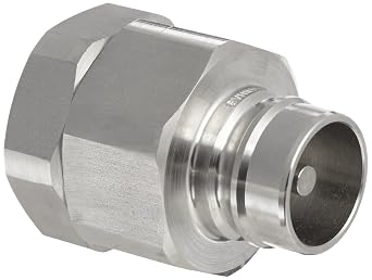 Snap-Tite SVHN16-16F Stainless Steel 316 H-Shape Quick-Disconnect Hose Coupling, Nipple, 1" NPSF Female x 1" Coupling Size