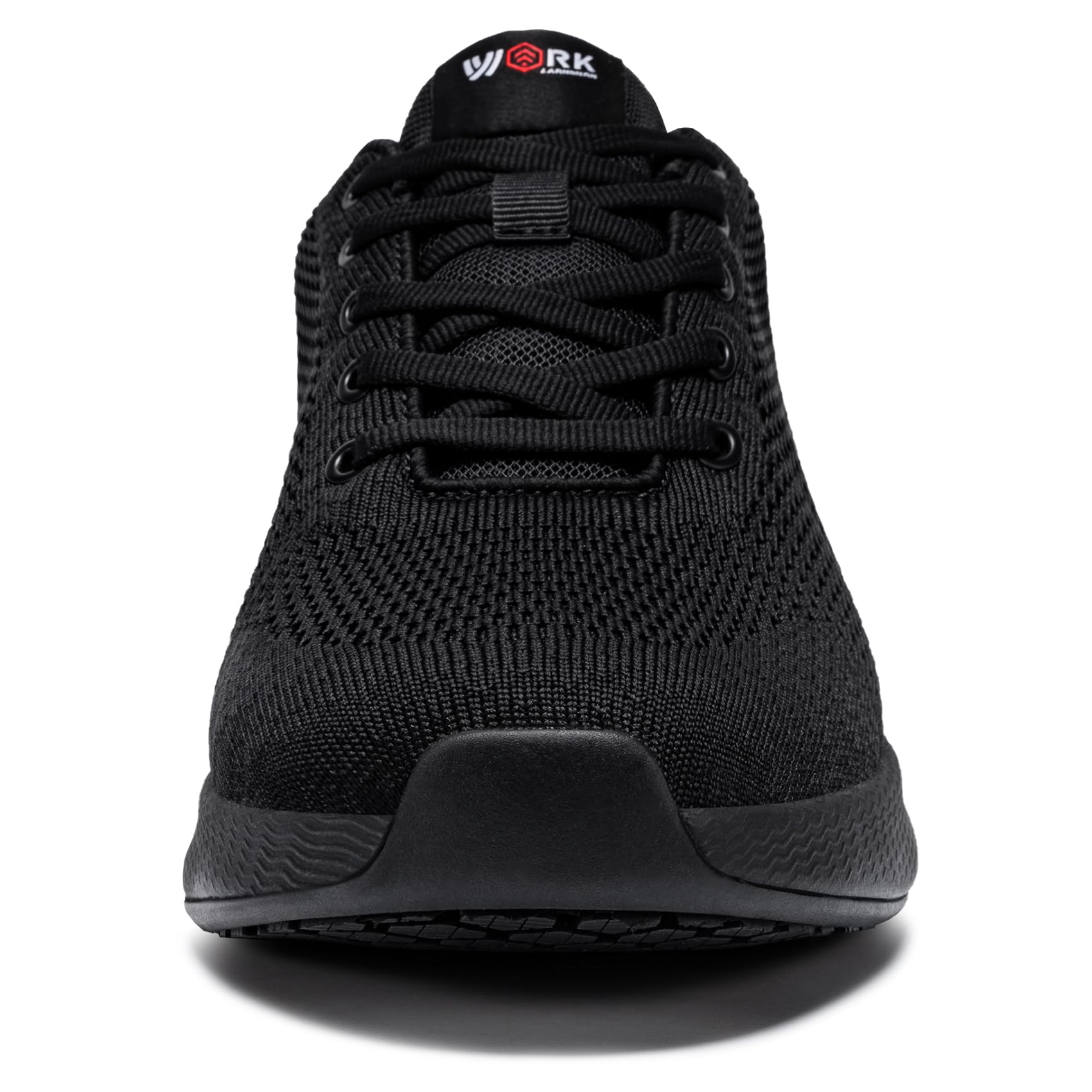 LARNMERN Zapatos de Cocina Impermeables Zapatillas Running Hombre Zapatillas de Cocina Antideslizante Hombre Hosteleria Casual Sneakers Sin Puntera,Negro 41 EU