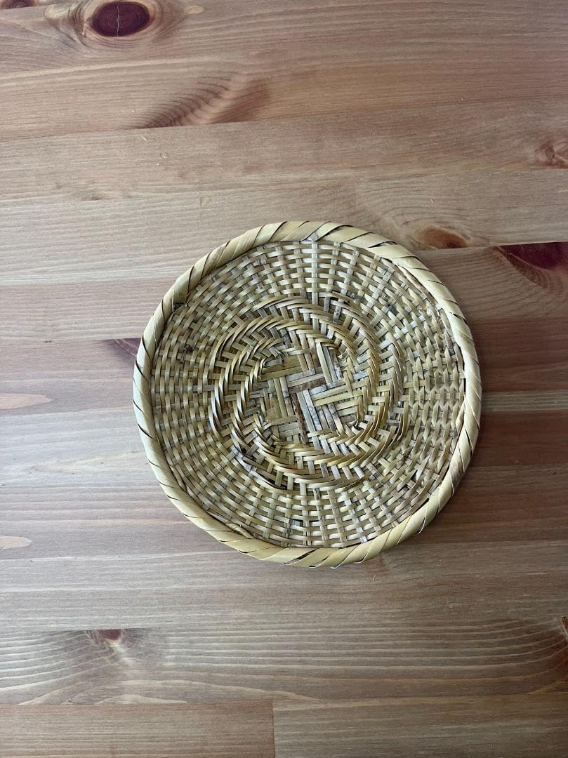 竹 蕎麦ざる 直径約21cm 20枚 相談可 蕎麦ざる 黒竹 竹ざる 直径