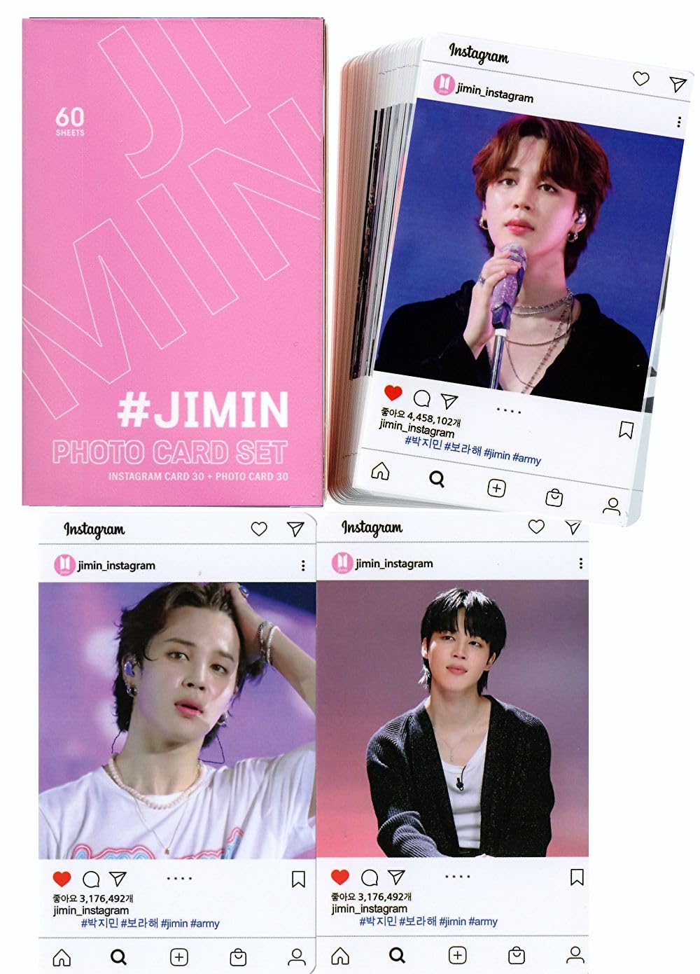 BTS 防弾少年団 ジミン JIMIN トレカ セット 公式 Amazon.co.jp: ジミン グッズ スペシャルフォトカードセット 60枚