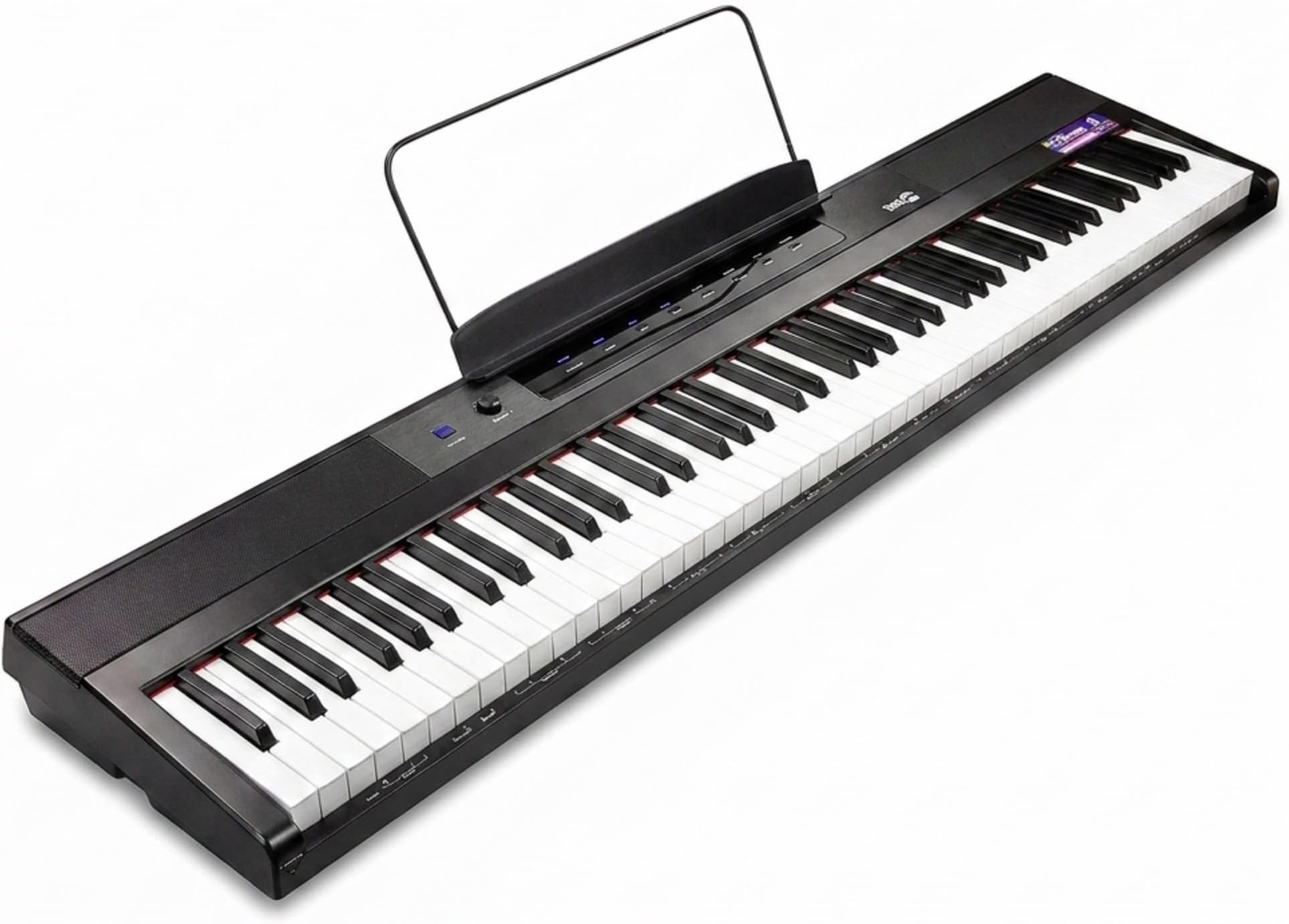 RockJam 88 Key Digital Piano with Semi-Weighted Keys