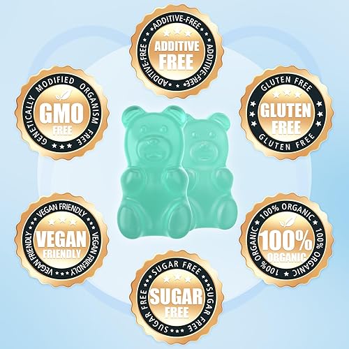 Miniatura 5 de Gomitas de potasio para adultos, suplemento de magnesio y potasio de alta absorción con vitamina B6 para calambres en las piernas y salud muscular,