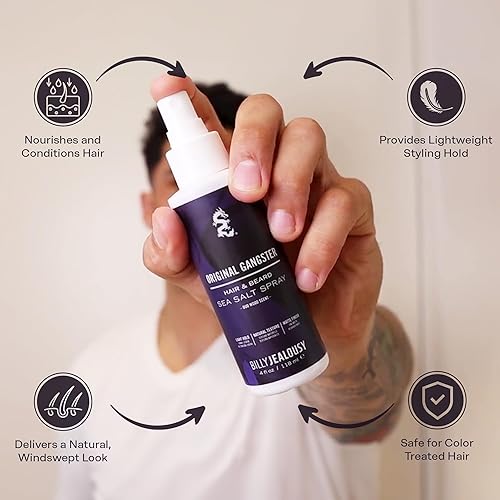 Miniatura 3 de Billy Jealousy Spray de sal marina, spray texturizante y voluminizador para todo tipo de cabello y longitudes de barba