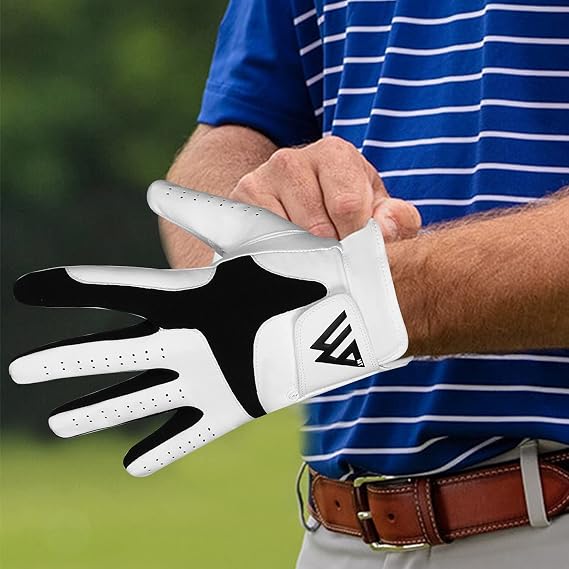 WESTWOOD FOX Golf Glove Men Left Hand Right Non Slip Leather Grip Golfer Trolley Flexible Wear Durable Golfing Performance