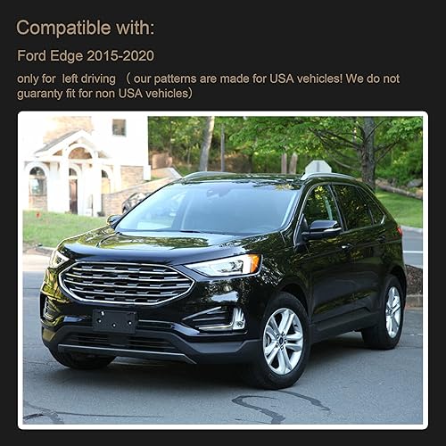 Miniatura 5 de Speedwow - Tapete para cubierta de tablero de instrumentos compatible con Ford Edge, 2015-2020