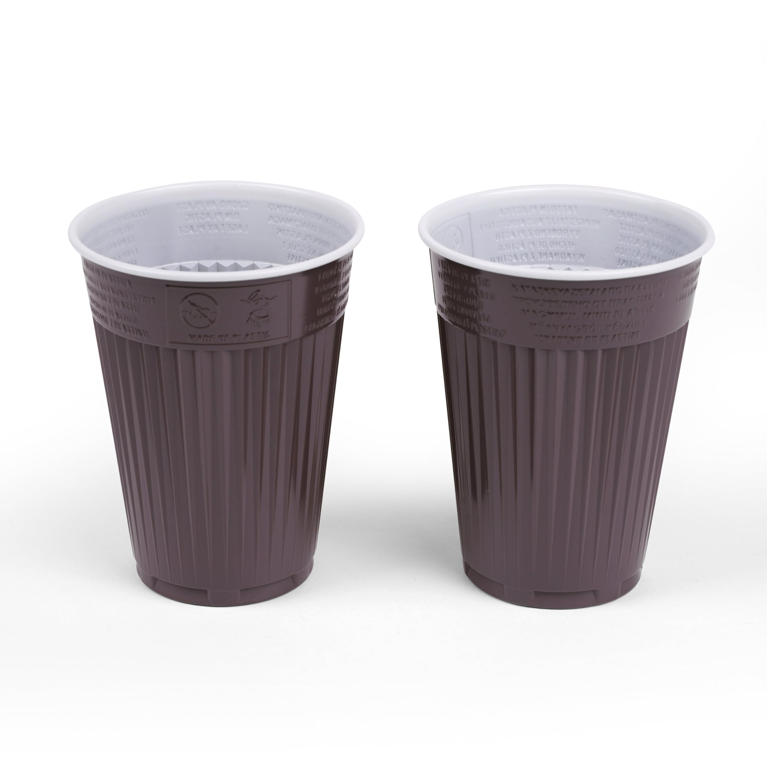 Inoverse Kubek do automatu, 180 ml, brązowy kubek termiczny, plastikowy kubek do kawy, jednorazowy kubek termiczny, 3000 sztuk