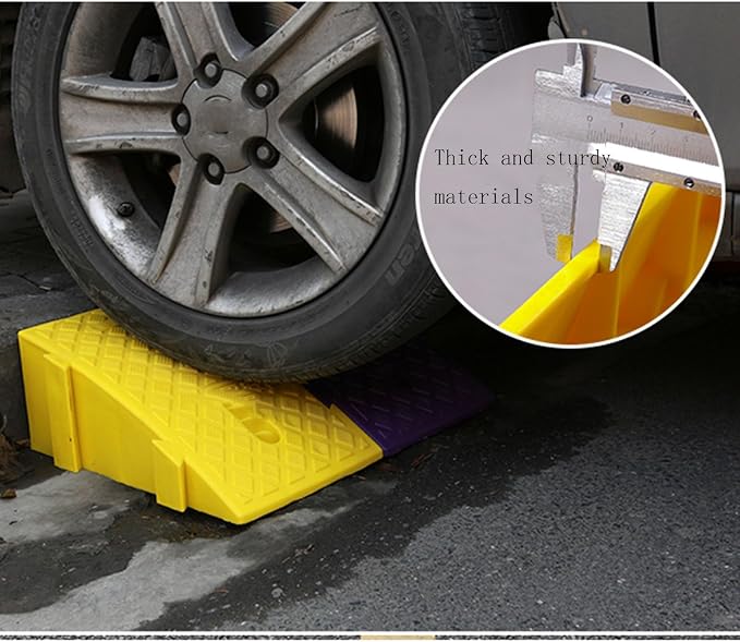 Rampas plásticas para motos, diseño triangular antideslizante miniatura 3