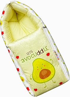 NEW COMERS® 3 in 1 Baby Bed, Sleeping Bag & Carry Nest, Cotton Baby Bedding for New Born & Infant, Travel Friendly Portable Bassinet, for Baby Carrying & co Sleeping, Unisex Baby Sleeping Bed-815