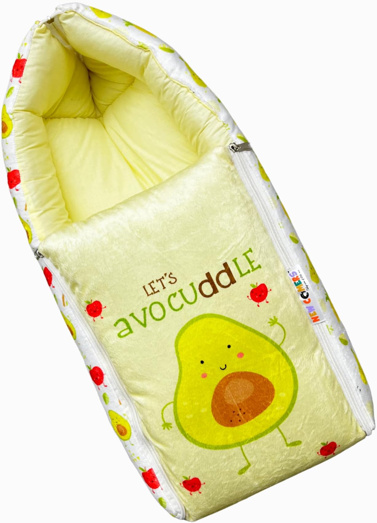 NEW COMERS® 3 in 1 Baby Bed, Sleeping Bag & Carry Nest, Cotton Baby Bedding for New Born & Infant, Travel Friendly Portable Bassinet, for Baby Carrying & co Sleeping, Unisex Baby Sleeping Bed-815