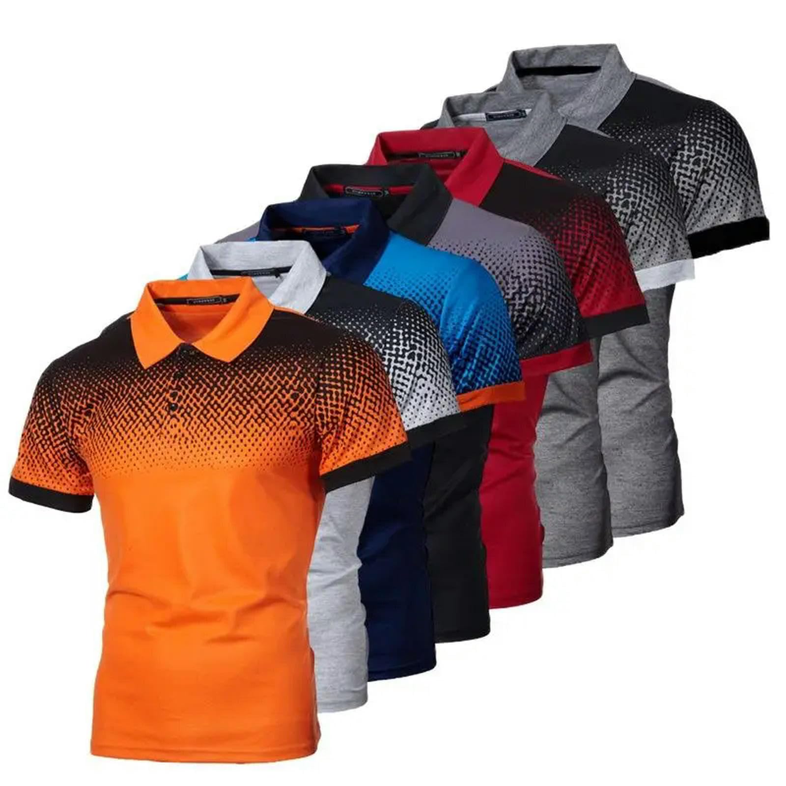 T Shirt Uomo Uomini Stampa Corsa Nuovo Abbigliamento Ssumento Stampe Chuadifica in Cassi-Nero-XXXL
