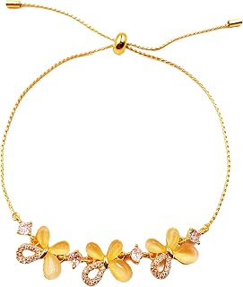 Adjustable Tennis Bracelet Fashion Cubic Zirconia Bracelet with Gift Box Clear Crystal Bracelet Jewelry Gift for Women Girls