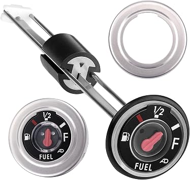 QUICKWOLF ATV Fuel Gauge, Big Bear 400 Fuel Gauge Compatible for Yamaha Big Bear 4002000-2012 Grizzly 6001998-2001 Kodiak 400 1996-1999 Fuel Cap OEM SH-24260-11 4SH-24261-00
