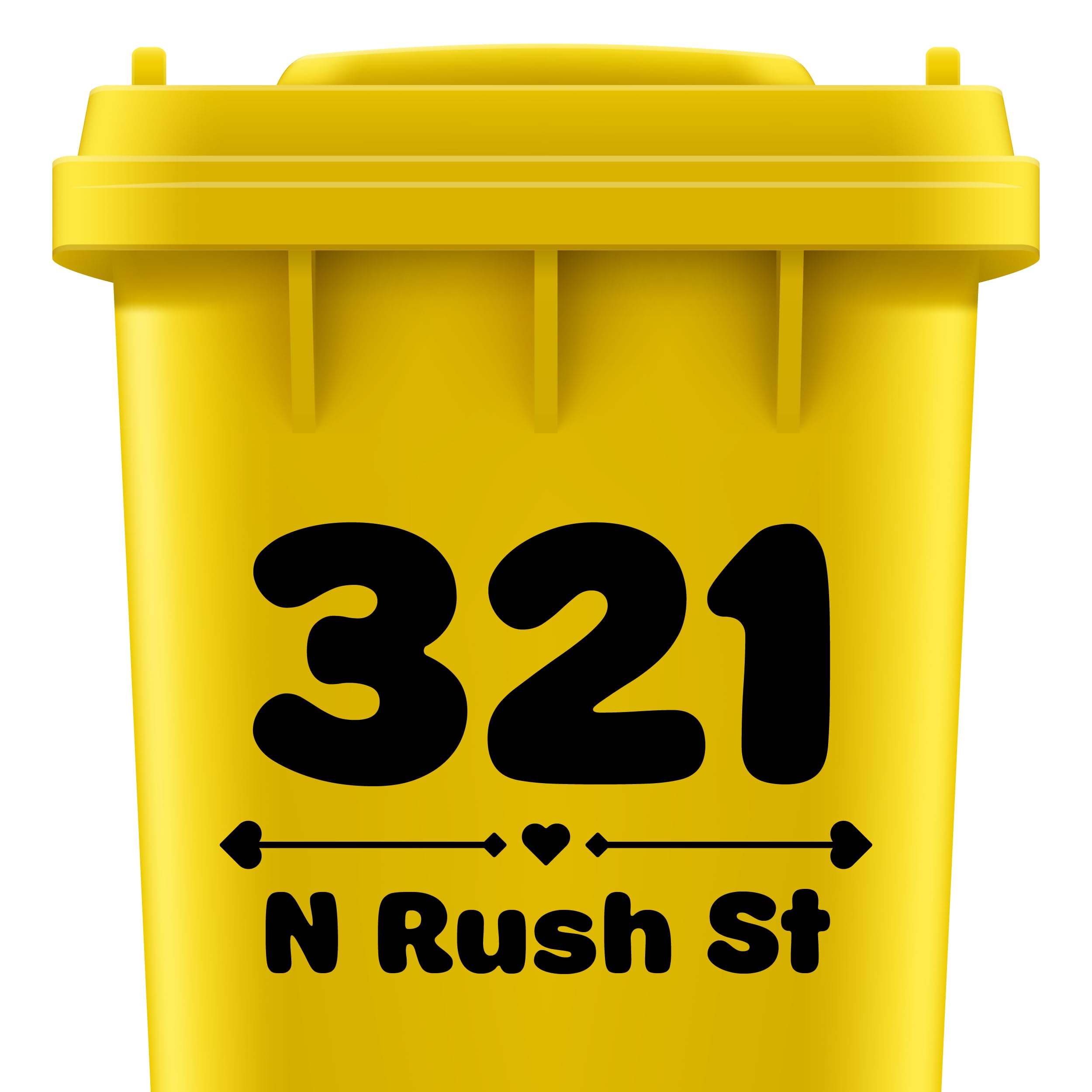 Amazon.com - Custom Waterproof Trash Can Stickers - Durable