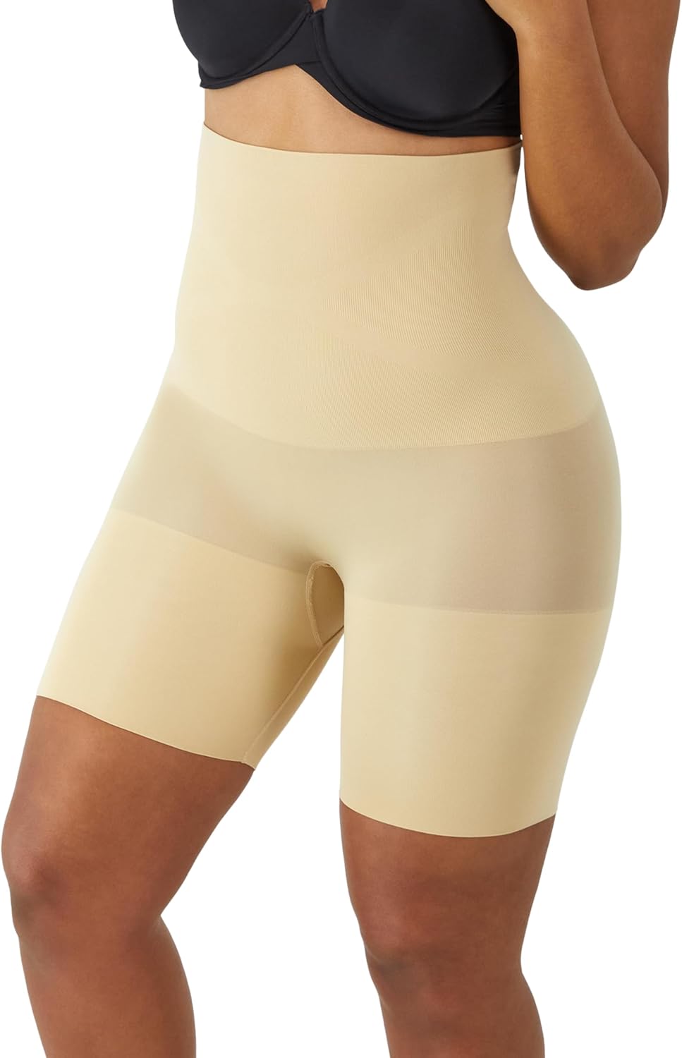 Maidenform Women's Shapewear High-waist Thigh Slimmer, Tummy Control Thigh Slimmer Seamless Short, Firm Control Shapewear - Image 2