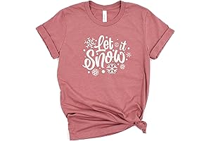 Let It Snow T-Shirt: The Perfect Way to Spread Holiday Cheer