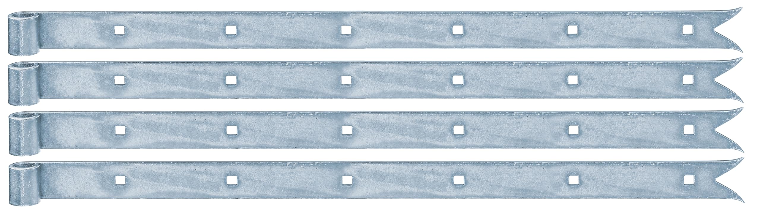 Paumelle de volet Alberts 862572 en acier bleu ø16 mm lot de 4