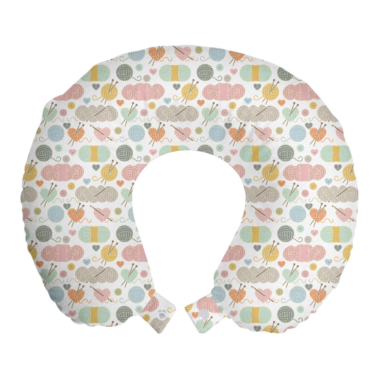 Ambesonne Hobby Travel Pillow Neck Rest 