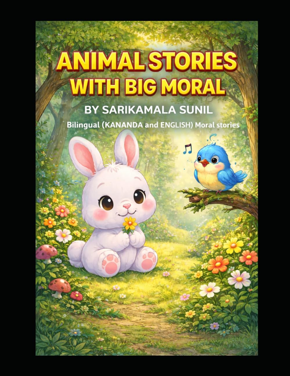 ANIMAL STORIES WITH BIG MORAL: Bilingual (KANNADA and ENGLISH) Moral Stories
