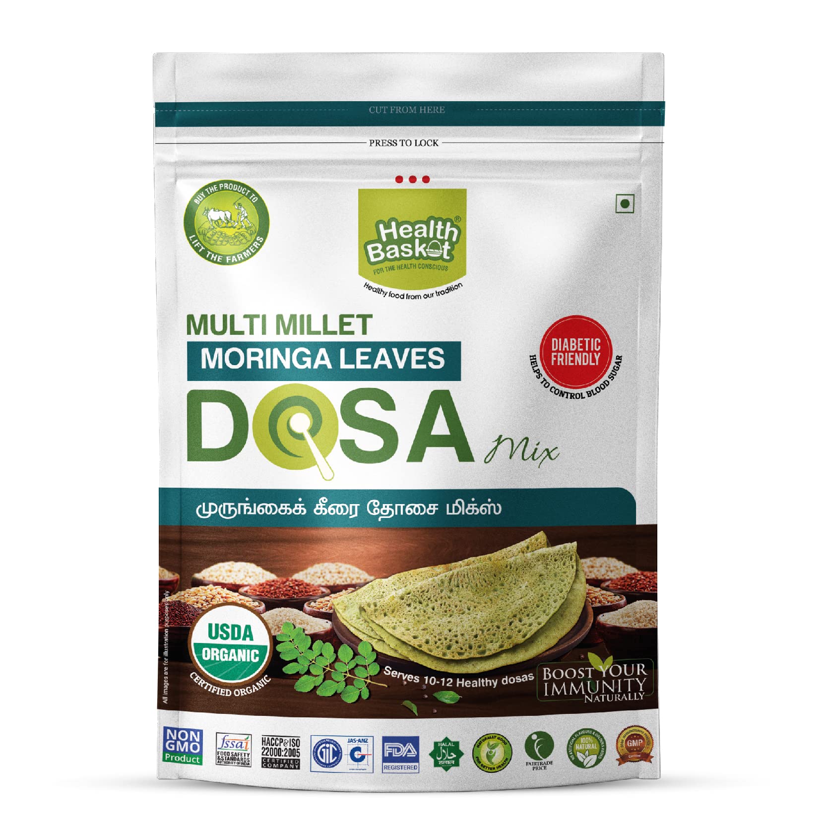 See full amazon price history chart for HEALTH BASKET Moringa Leaves DOSA Mix HEALTH BASKET Moringa Leaves DOSA Mix (B085C7TMTP) Amazon Price History, Amazon Price Tracker