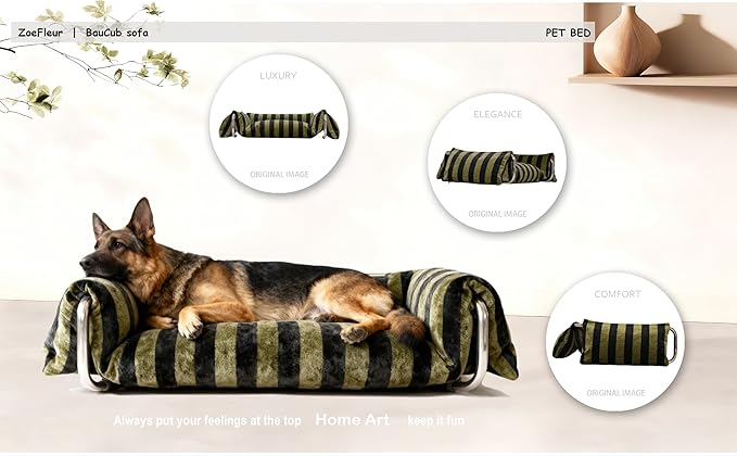 Cama Sofá Perro Mediano Lavable y Cómoda miniatura 8