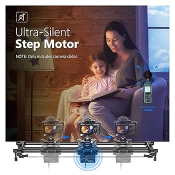 Amazon | NEEWER 電動カメラスライダー 炭素繊維 100cmドリー