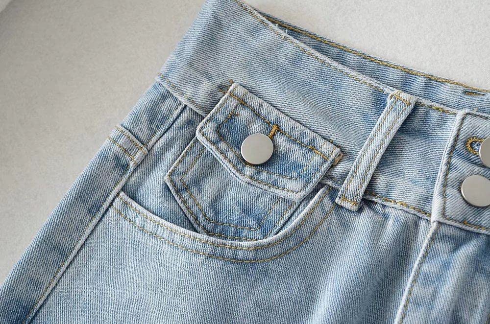Röcke,Damen-Midirock Blau High Waist Slit Pack Hip Denim Rock Mode Knopf Reißverschluss Mit Tasche A-Linie Lässig Knielang Lange Röcke Für Mädchen Damen,S