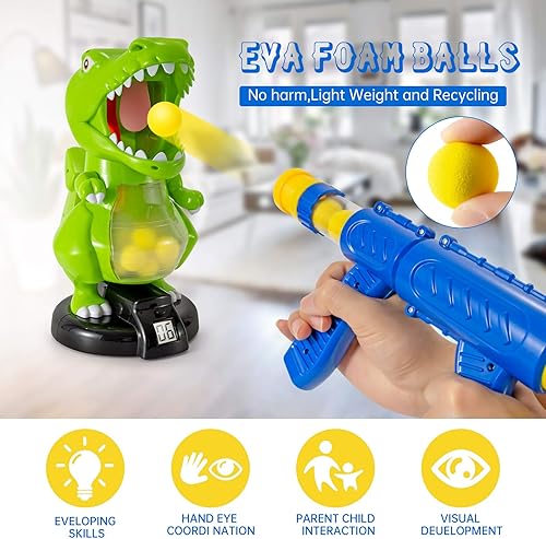 Miniatura 2 de Juguetes de disparo de dinosaurios para niños, juguetes de dinosaurio para niños, juguetes de disparo para niños, juguetes de tiro de dinosaurios