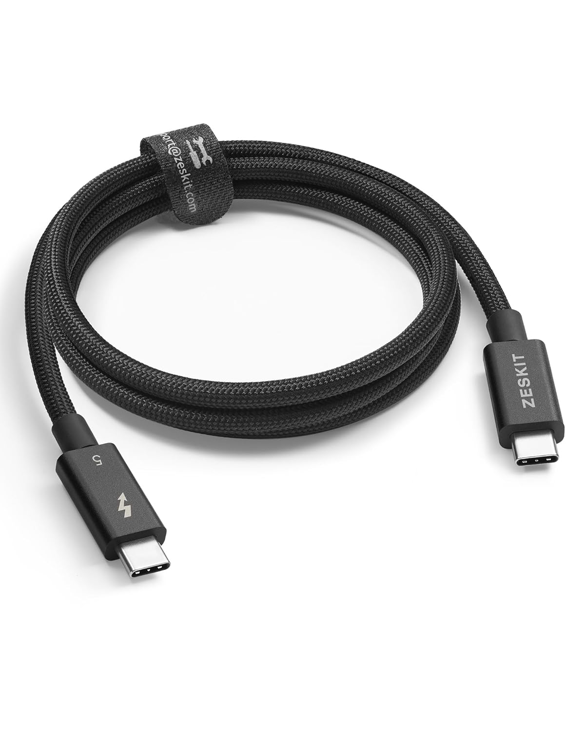 Zeskit Certified Thunderbolt 5 Cable 120Gbps 240W, 1m Braided