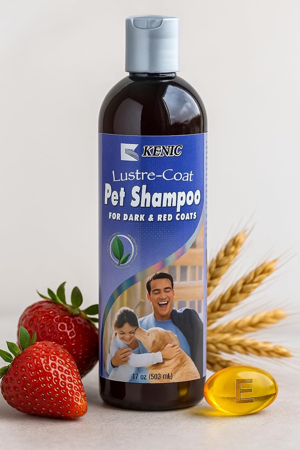 Kenic Dark Coat Shine Dog & Cat Conditioning Shampoo – Enhances Deep Coat Color & Shine, Soap & Paraben-Free, Made in USA image 5