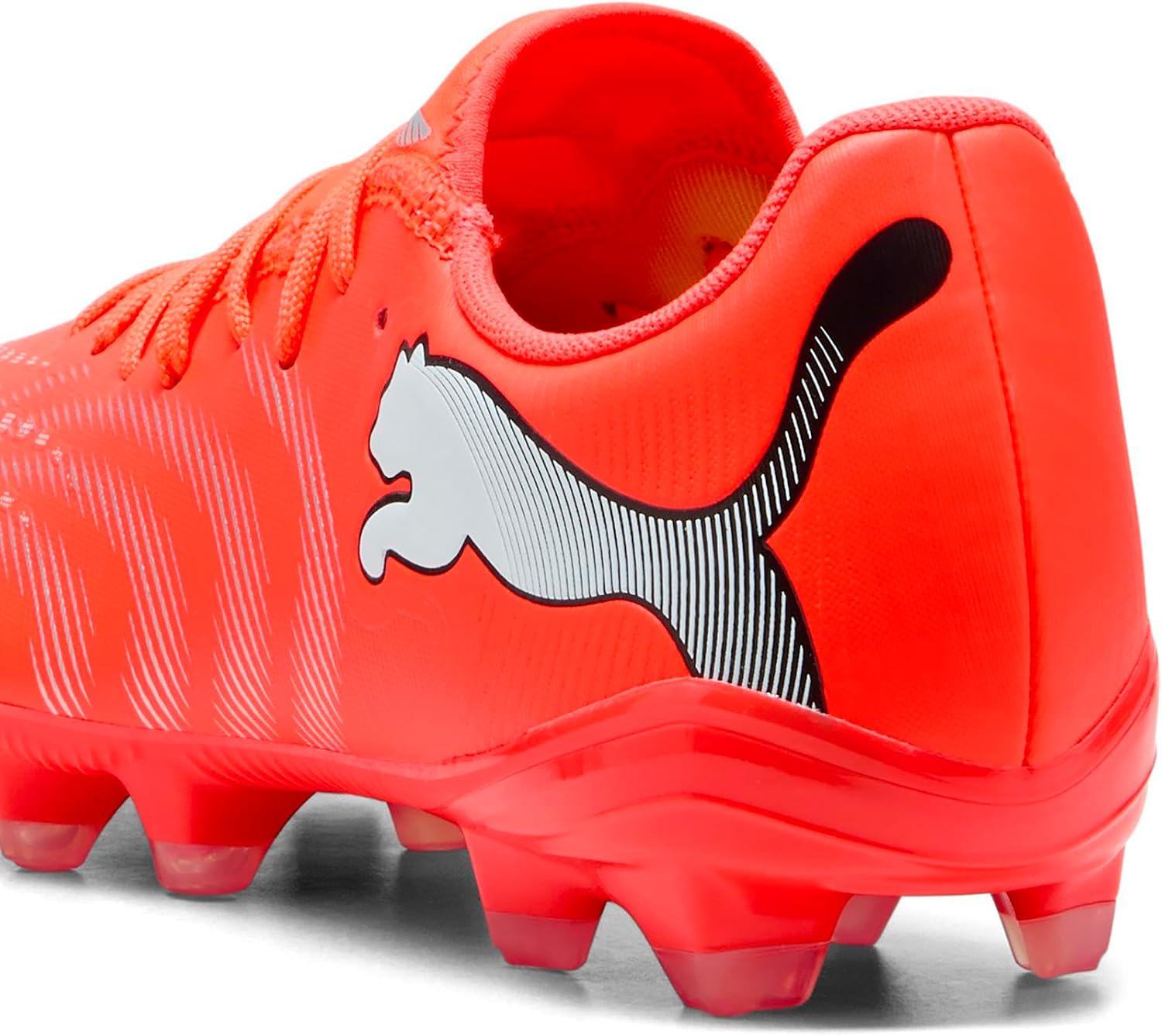 PUMA Women's Future 9 Play Fg/Ag WN's Football Boots, Glowing Red PUMA White PUMA Black PUMA Silver, 6 US