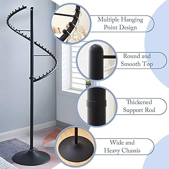HYACINTH フロントラック Amazon.com: jvsufuik 71 Inch Spiral Clothing Rack, Retail