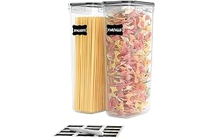 2.8L Airtight Spaghetti Storage Containers for Kitchen Organization